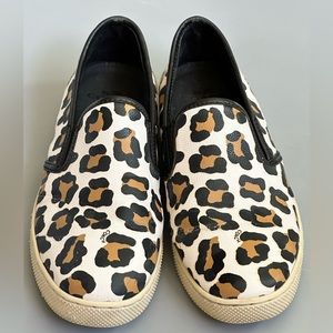 Coach Ocelot print  slip on shoes women’s size 7.5, so cute!
